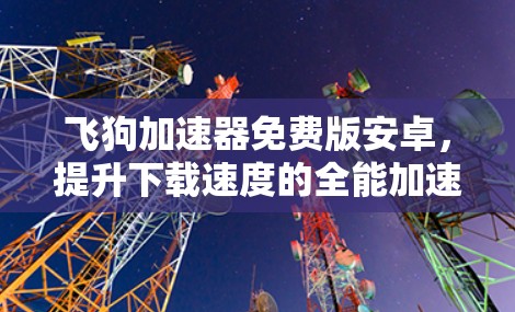 飞狗加速器免费版安卓，提升下载速度的全能加速工具