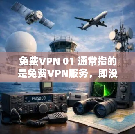 免费VPN 01 通常指的是免费VPN服务，即没有付费的VPN服务。不过，需要注意的是，虽然有一些VPN服务是免费的，但它们可能需要一定的设置和测试，否则可能会有安全风险。以下是一些常见的VPN服务