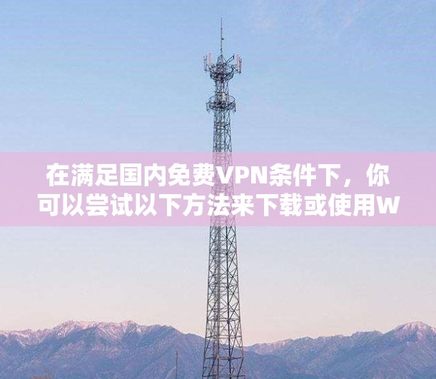 在满足国内免费VPN条件下,你可以尝试以下方法来下载或使用Wildcard:飙车8 在满足国内免费VPN条件下,你可以尝试以下方法来下载或使用Wildcard:飙车8