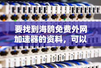 要找到海鸥免费外网加速器的资料,可以按照以下步骤进行 要找到海鸥免费外网加速器的资料,可以按照以下步骤进行