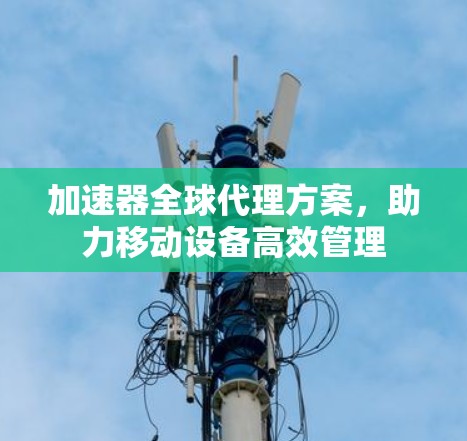 加速器全球代理方案，助力移动设备高效管理