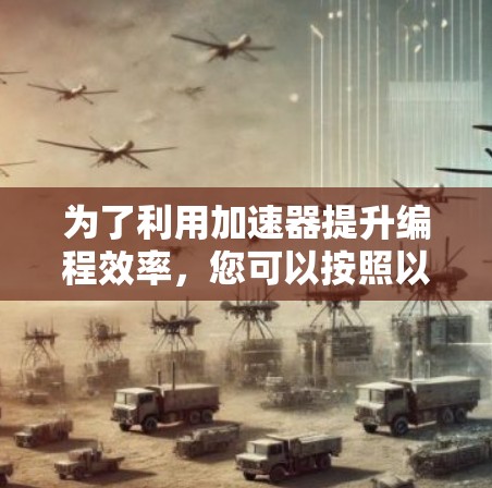 为了利用加速器提升编程效率，您可以按照以下步骤进行操作