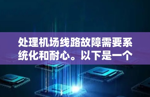 处理机场线路故障需要系统化和耐心。以下是一个详细的步骤指南，帮助你应对各种故障情况