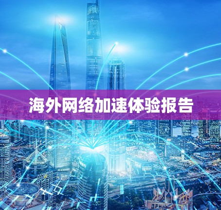 海外网络加速体验报告