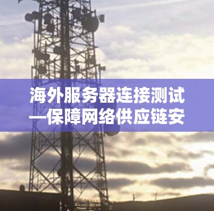 海外服务器连接测试—保障网络供应链安全的快捷方式 海外服务器连接测试—保障网络供应链安全的快捷方式